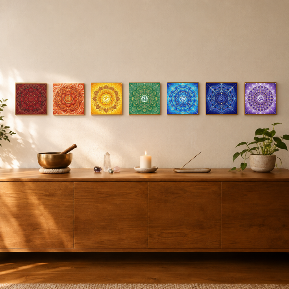 Kit 7 Chakras - Pontilhismo