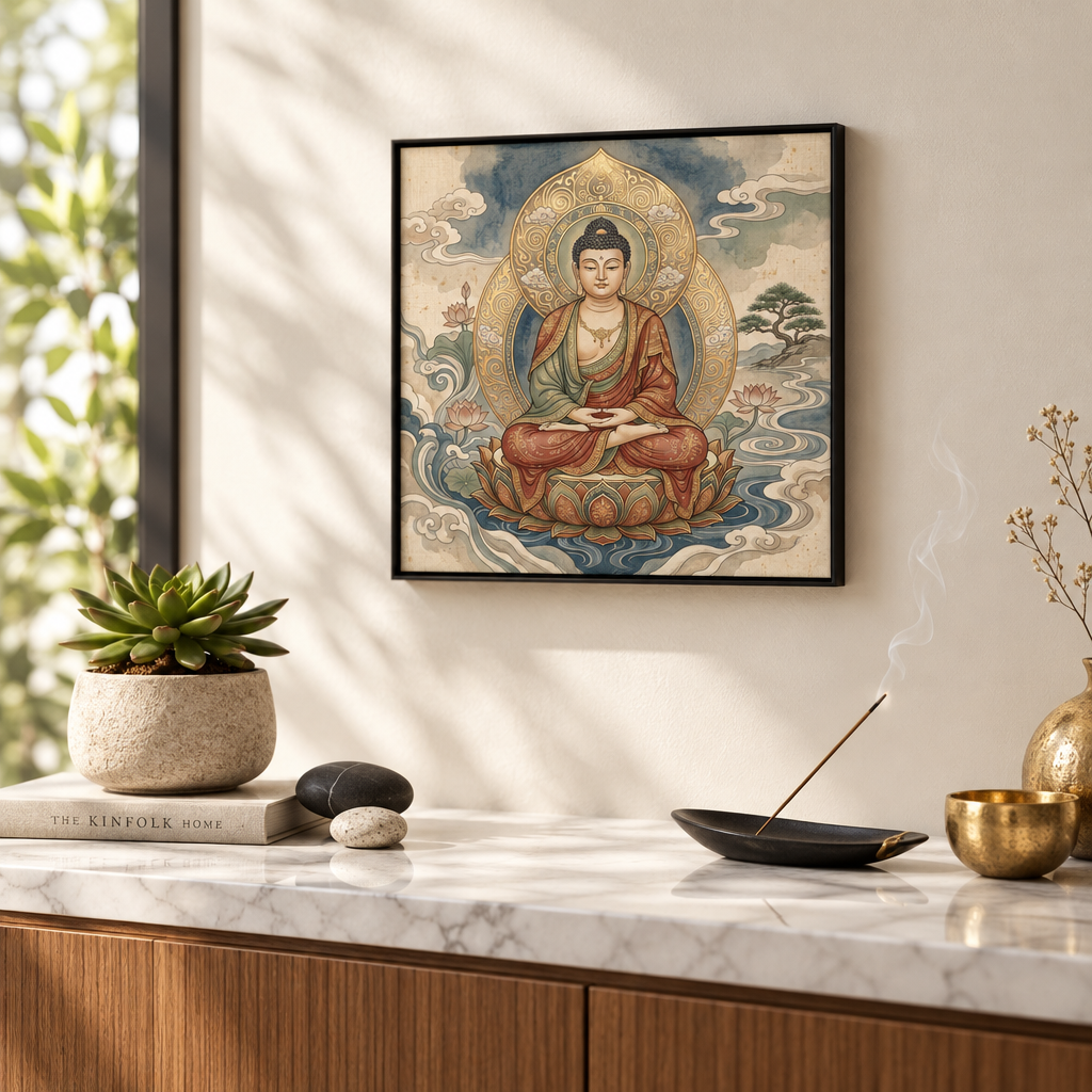 Buda Thangka Clássico