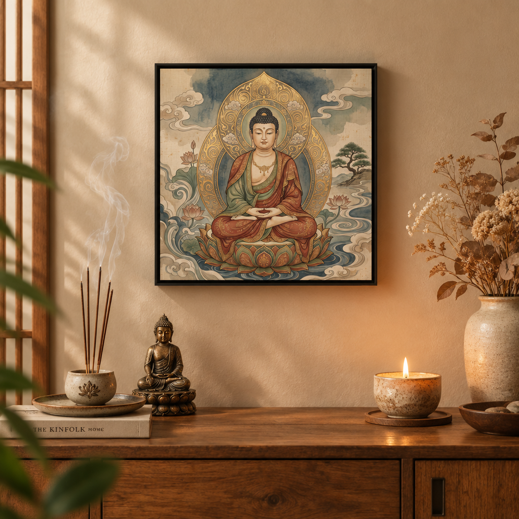 Buda Thangka Clássico