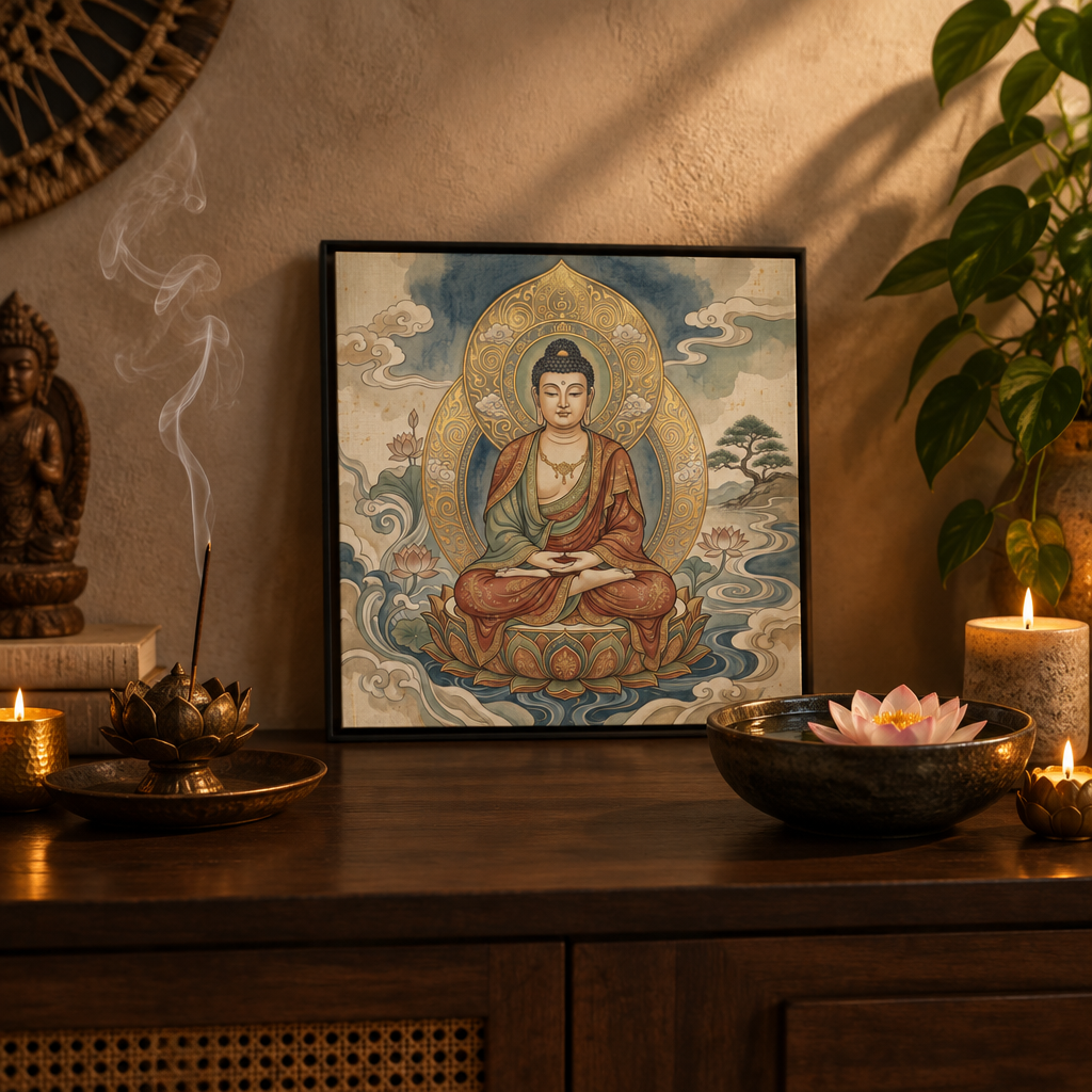 Buda Thangka Clássico