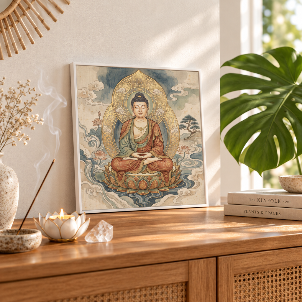 Buda Thangka Clássico